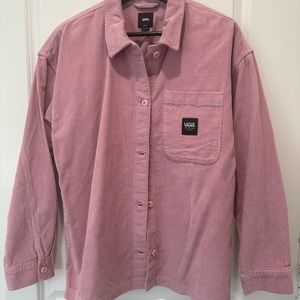 Vans Women’s Solo Scenario Corduroy Shirt Jacket (pink)